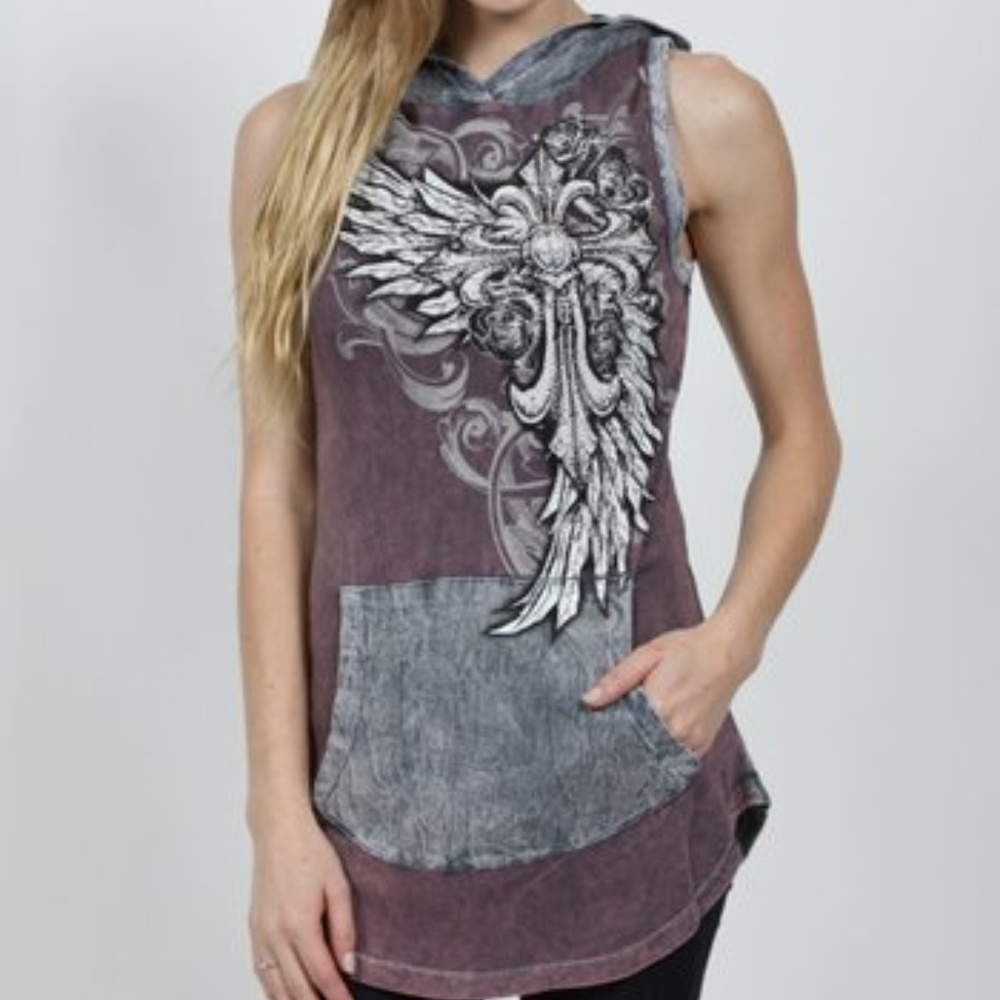 Vocal, Inc Sleeveless Hoodie